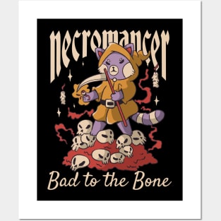 Kawaii Necromancer Bad to the Bone Posters and Art